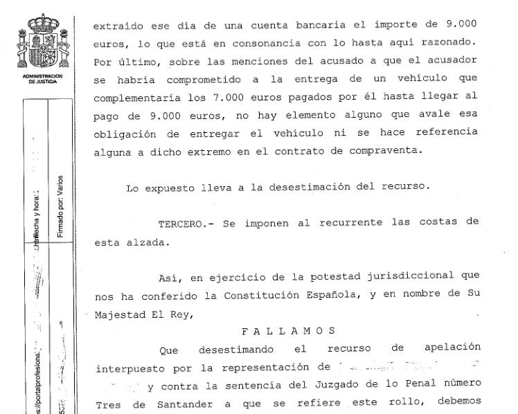 Condenado el propietario de un establecimiento de vehículos de ocasión por trucar un cuentakilómetros