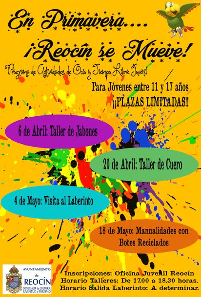 Reocín presenta el programa de actividades de ocio y tiempo libre juvenil