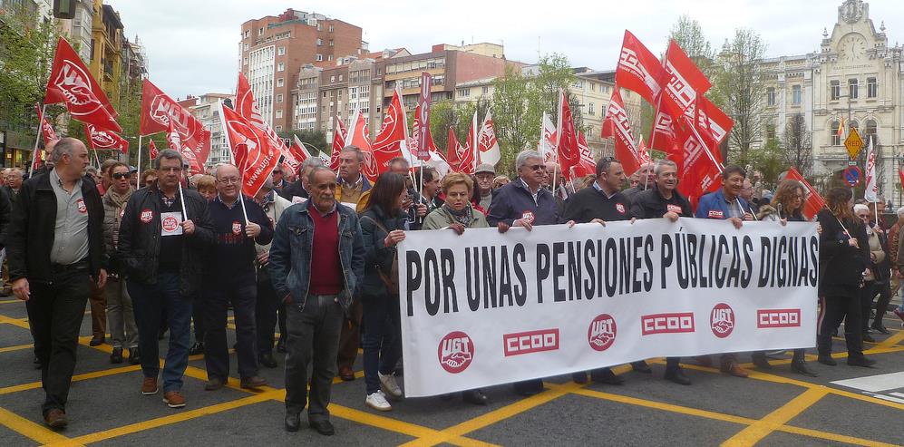  CCOO y UGT convocan a una concentración contra unas “medidas electoralistas” que no solucionan el problema de las pensiones