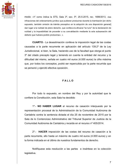 Confirmada la nulidad del Decreto cántabro que aprobó el Plan de Recuperación del Urogallo