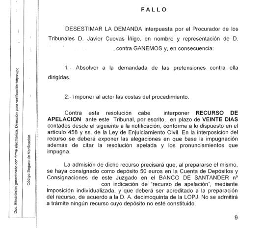 Desestimada la demanda de un concejal de Santander contra Ganemos por su expulsión del partido y del grupo municipal