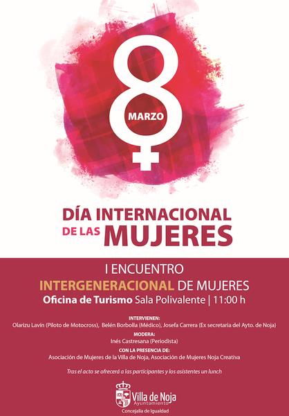  Noja celebra el 8M con un encuentro intergeneracional de mujeres