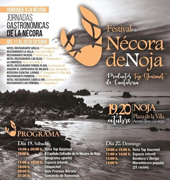  Arranca este sábado el VIII Festival de la Nécora de Noja, con ‘Poty’ como Embajador y Premio Nécora 2019