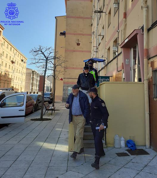  La Policía Nacional elimina un punto negro de venta de cocaína en el centro de Santander