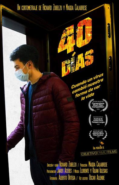  El cortometraje «40 días» del director cántabro Richard Zubelzu compite hoy en Los Ángeles