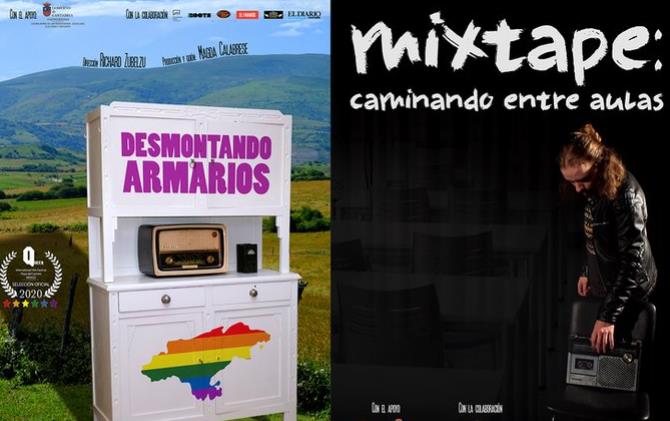  «Desmontando armarios y Mixtape: Caminando entre aulas», del cántabro Richard Zubelzu, candidatos a los Premios Goya, Feroz y Forqué