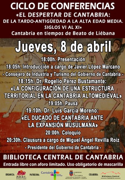  La Biblioteca Central acoge el jueves 8 de abril dos conferencias sobre la historia medieval de Cantabria