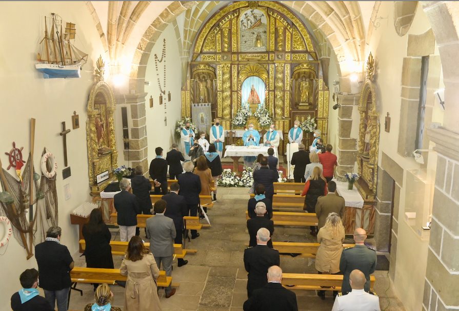  La alcaldesa pide a la Virgen del Mar que proteja a los santanderinos y ayude a la ciudad a superar esta crisis