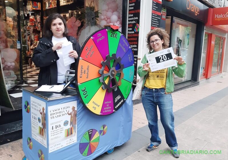  La ruleta de los comerciantes del Casco Viejo repartirá vales por valor de 660 euros