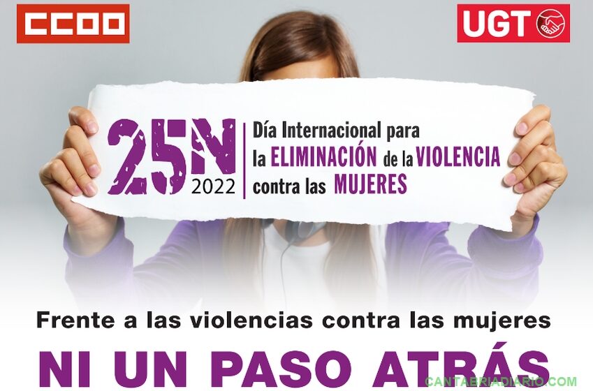 CCOO y UGT exigen tolerancia cero frente a las violencias contra las mujeres que acumulan cifras “escandalosas”