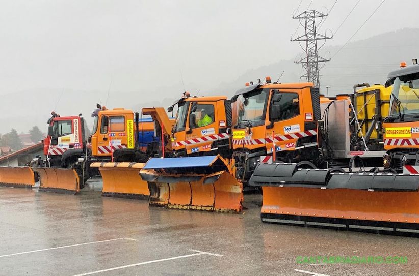 Se recomienda evitar desplazamientos y consultar el estado de las carreteras ante la previsión de nevadas en Cantabria