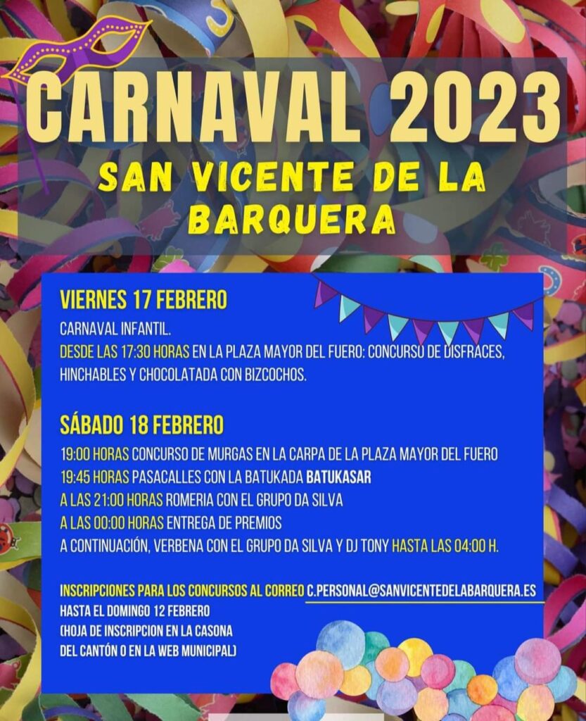 San Vicente de la Barquera vivirá el Carnaval los días 17 y 18 de febrero