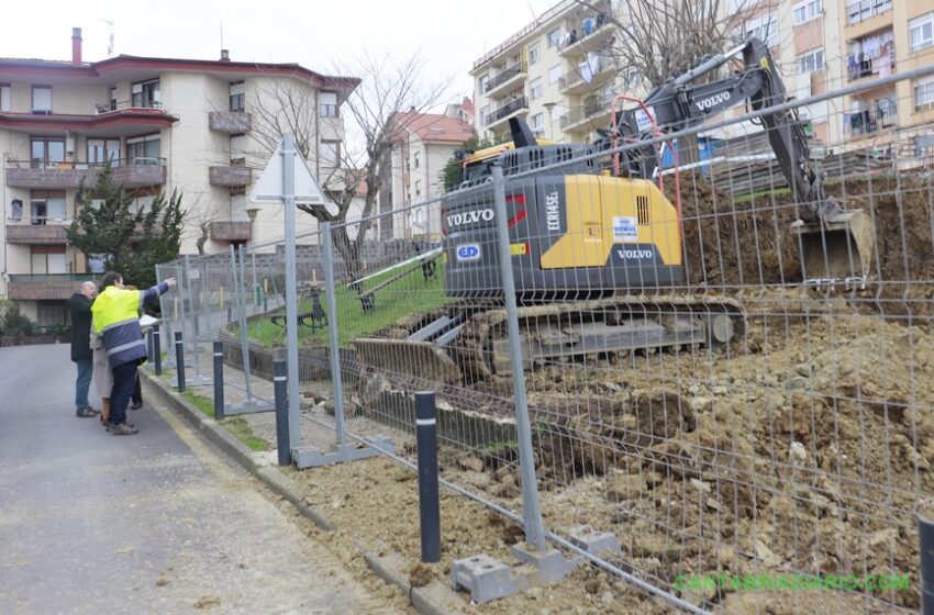 Arrancan las obras en las calles Almirante Bonifaz y Marina de Castilla de San Vicente de la Barquera