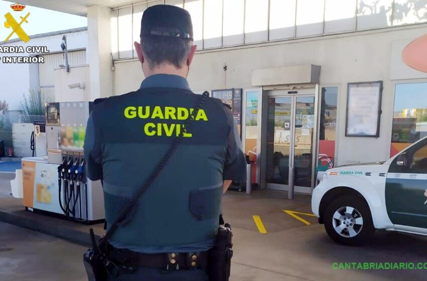 La Guardia Civil detiene al presunto autor de tres atracos y un robo con fuerza en gasolineras