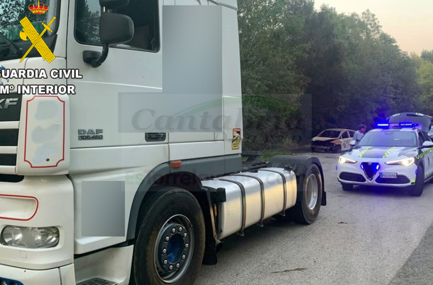  Pillados dos camioneros por conducir borrachos