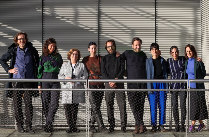 Pie de foto (de izquierda a derecha): Jorge Ribalta, Bárbara Rodríguez Muñoz, Begoña Guerrica-Echevarría, Lucía C. Pino, Henrique Pavão, Fernando García Dory, Luz Broto, Patricia Gómez y Mª Jesús González) - Foto: Belén de Benito