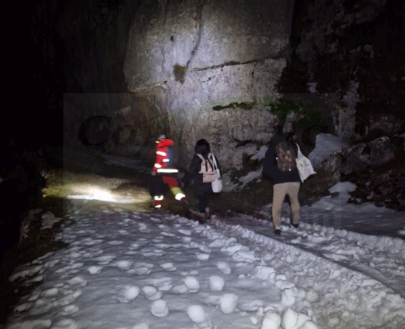 Rescatado un matrimonio que se quedó atrapado por la nieve en Cillorigo de Liébana