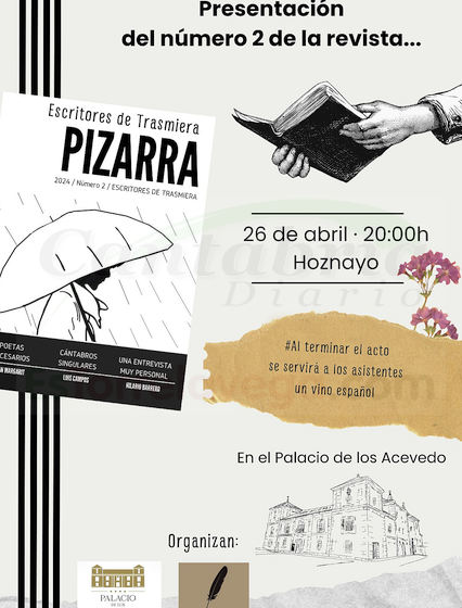  El grupo poético Escritores de Trasmiera presenta el número 2 de la revista literaria y cultural PIZARRA