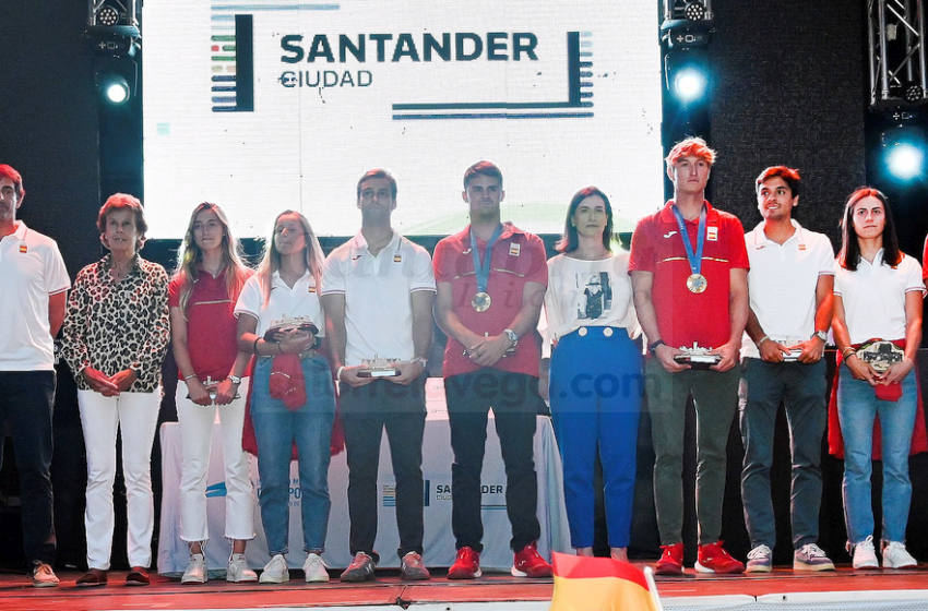 Santander rinde un merecido y emotivo homenaje a sus olímpicos de París 2024