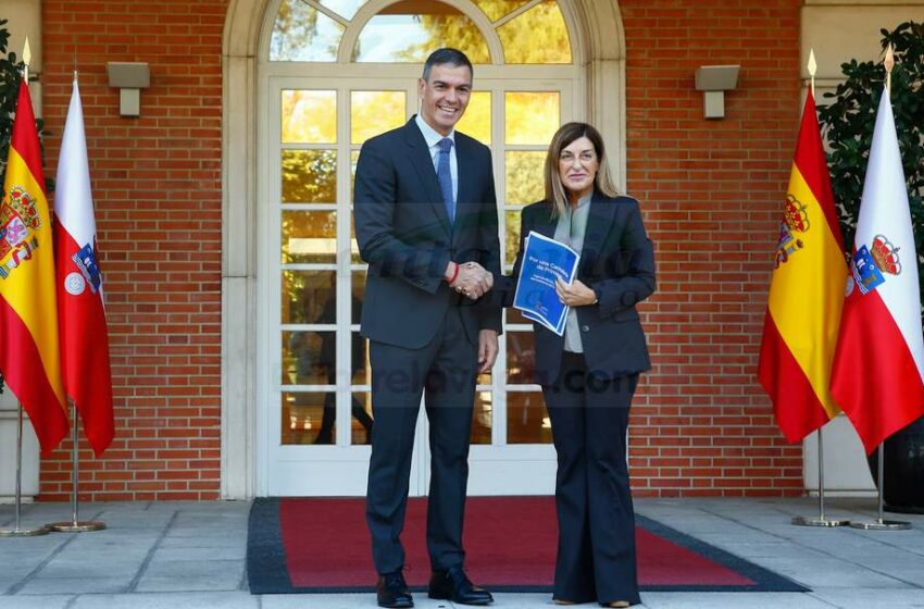 Buruaga sale "preocupada" de su reunión con Sánchez - Foto: Moncloa