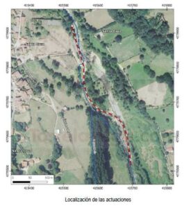 La Confederación Hidrográfica del Cantábrico trabaja en la recuperación fluvial del río Besaya