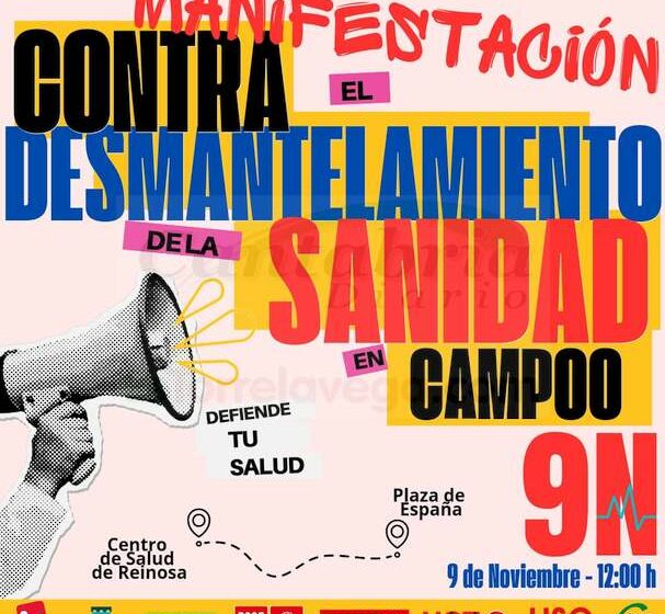 Una manifestación recorrerá Reinosa el 9 de noviembre contra el 'desmantelamiento' de la sanidad en Campoo