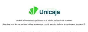 Muchos clientes de Unicaja no pueden acceder a sus cuentas online por una nueva incidencia