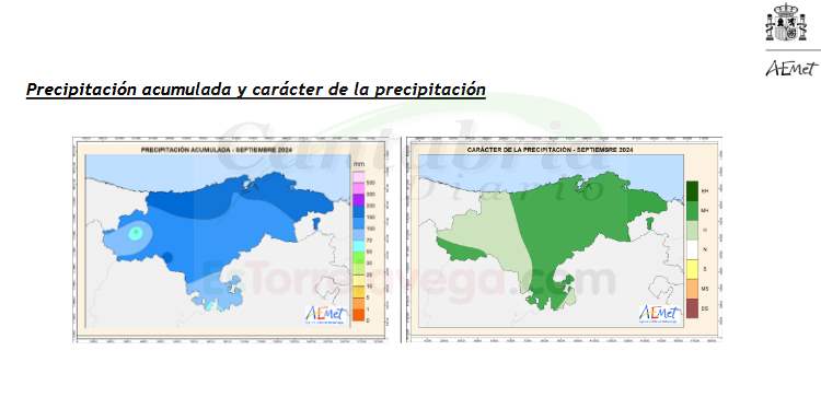 Septiembre fue frío y muy húmedo en Cantabria - Fuente: AEMET