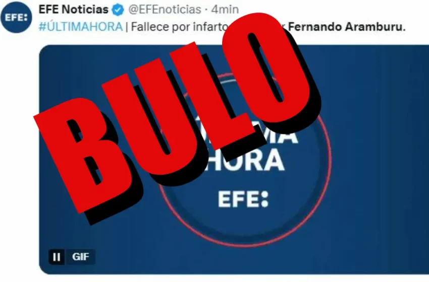  ¿Qué está pasando en EFE? La agencia distribuye dos falsas noticias en apenas una semana