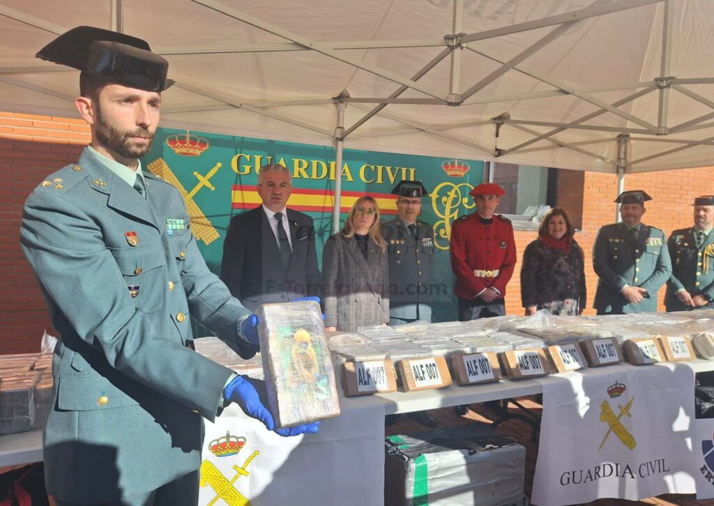 La Guardia Civil y la Ertzainza desmantelan una red internacional de tráfico de cocaína en una operación iniciada en Cantabria