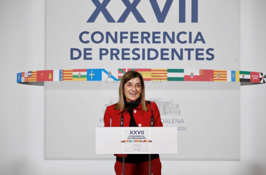 La Conferencia de Presidentes ha sido "una oportunidad perdida" porque Sánchez ha venido con "demasiadas hipotecas", afirma Buruaga - Foto: Lara Revilla/Gobierno de Cantabria