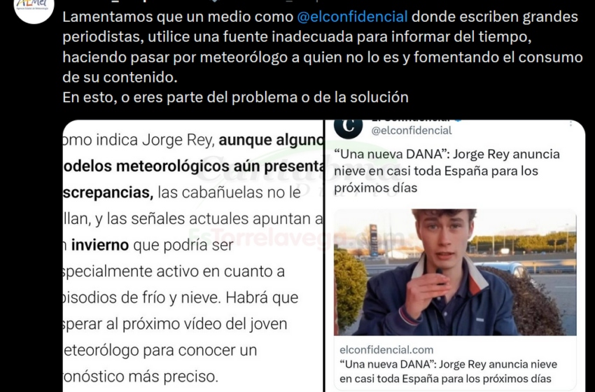 La AEMET carga contra los medios que dan voz a la pseudociencia de las cabañuelas de Jorge Rey