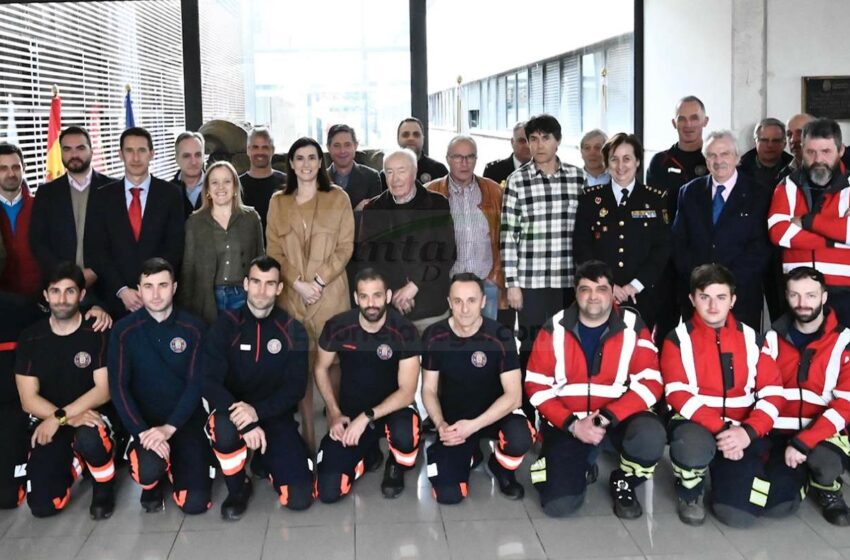 Gema Igual felicita a los bomberos de Santander con motivo de la festividad de su patrón