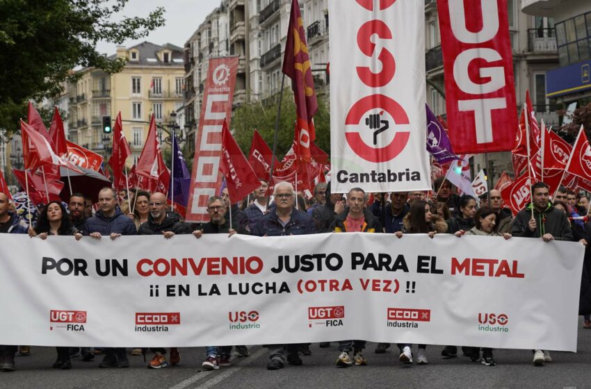  Los trabajadores del metal vuelven a la calle para reclamar salarios «dignos» y «recuperar lo perdido»